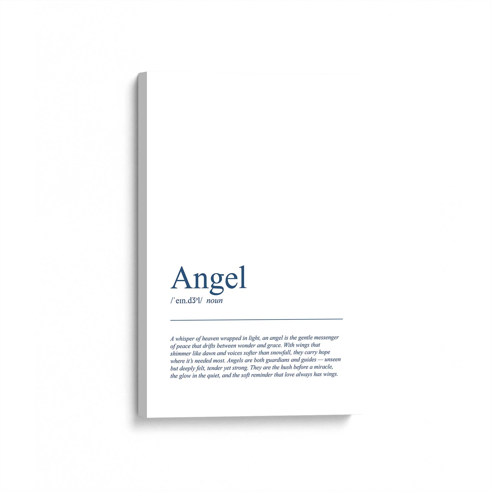 [Color:Stretched Canvas], Picture of art at an angle