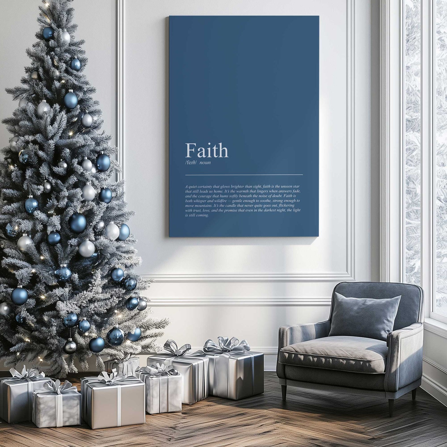 Picture of art in a room