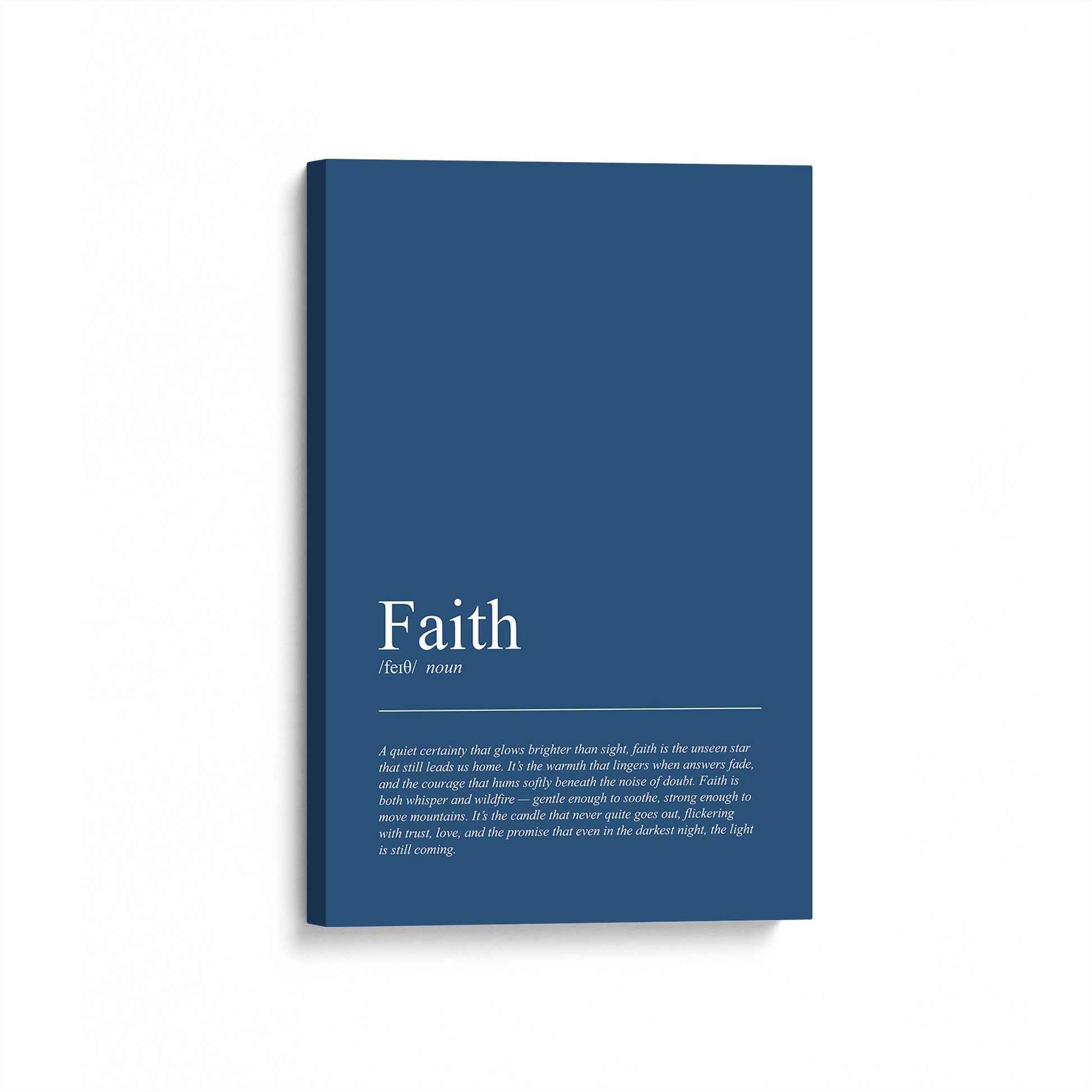 [Color:Stretched Canvas], Picture of art at an angle