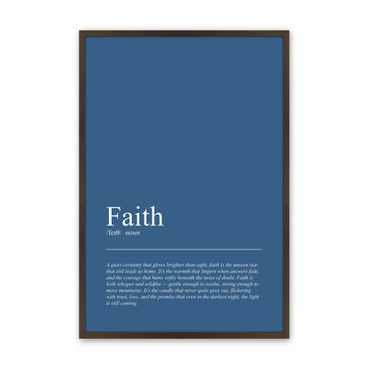 [Color:Brown], Picture of art in a Brown frame