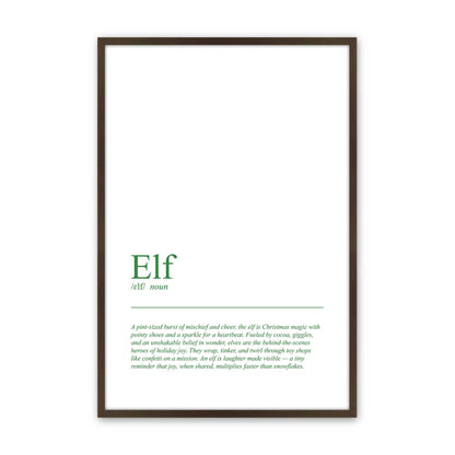 [Color:Brown], Picture of art in a Brown frame