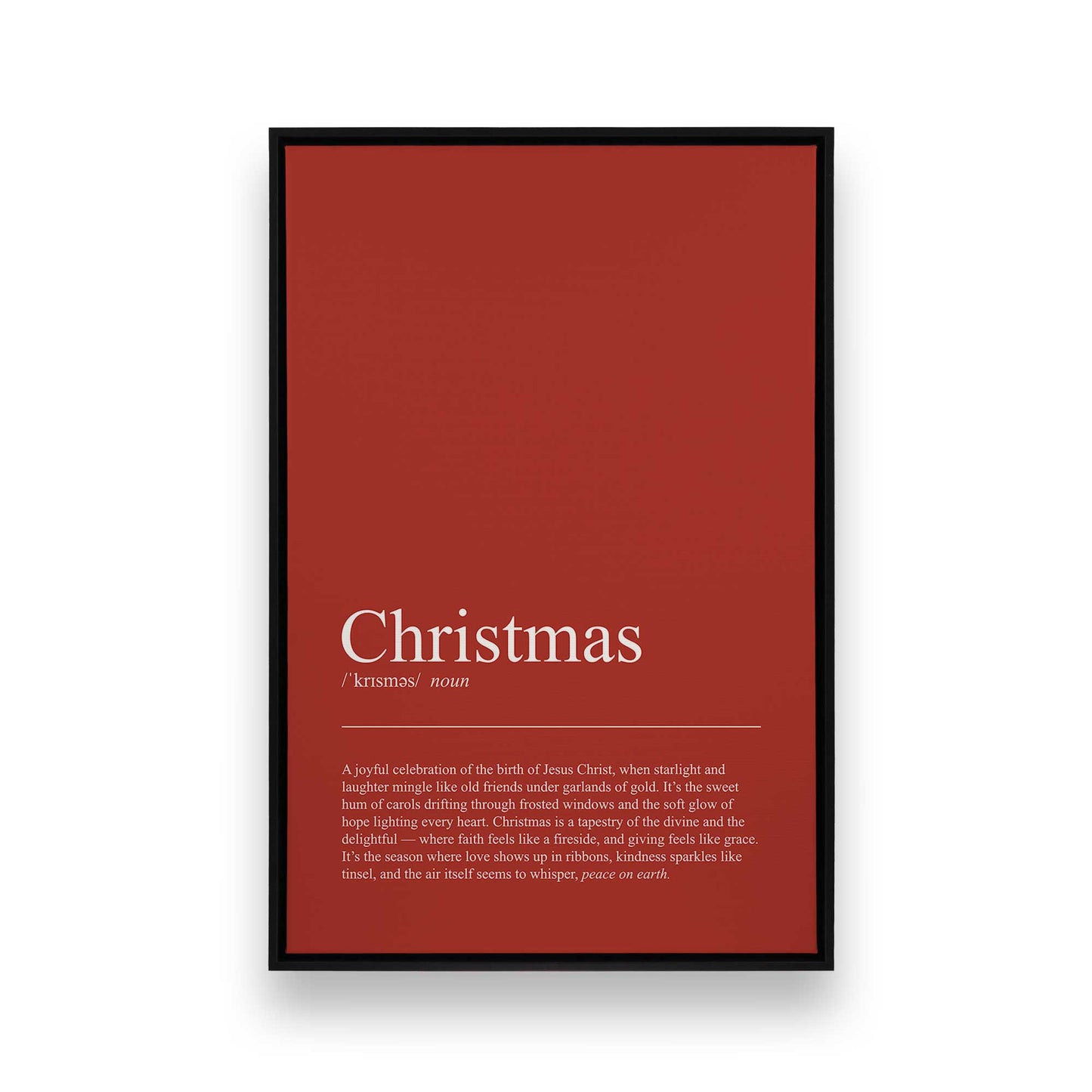 [Color:Satin Black], Picture of art in a Satin Black frame