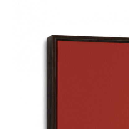[Color:Espresso], Picture of art in a Espresso frame at an angle