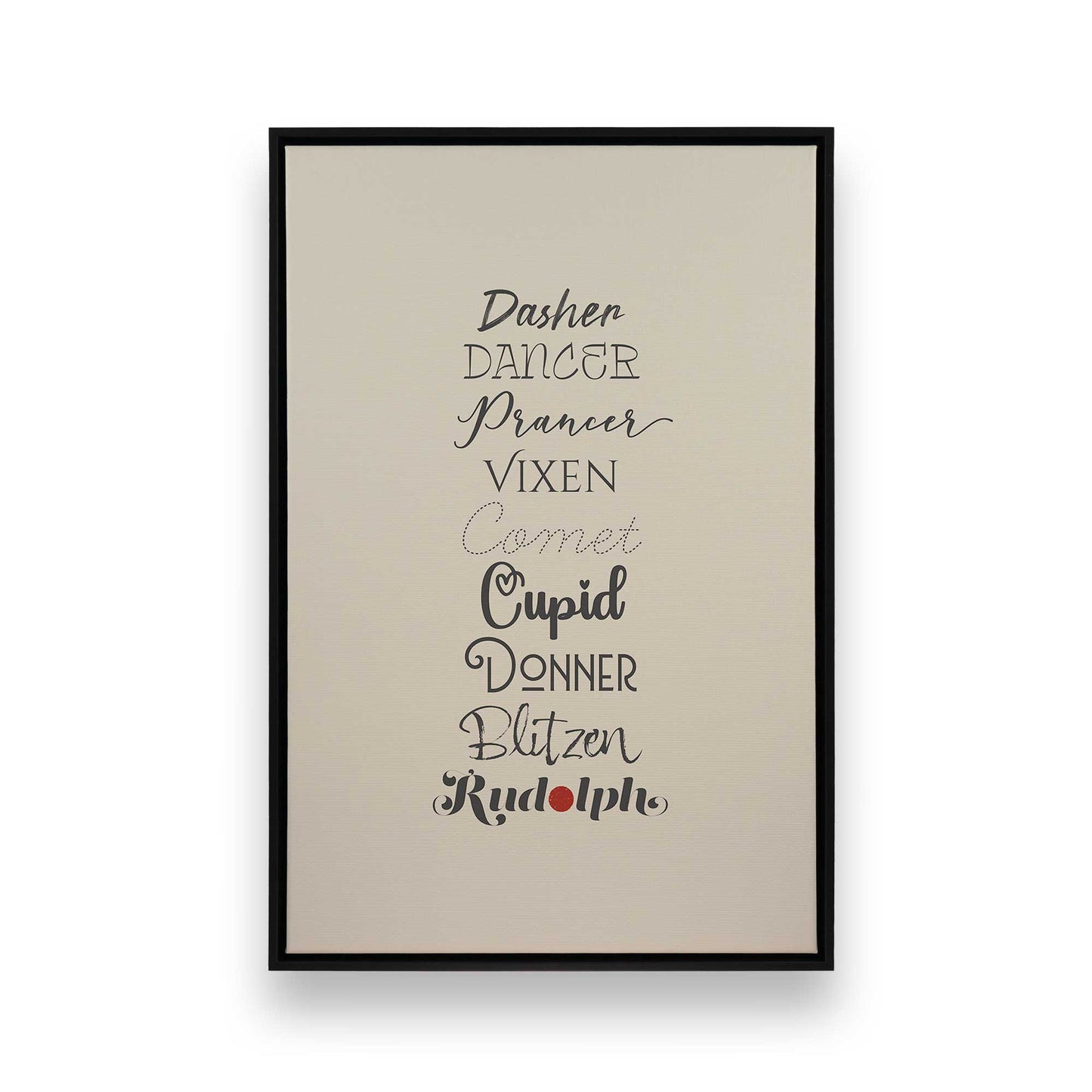 [Color:Satin Black], Picture of art in a Satin Black frame