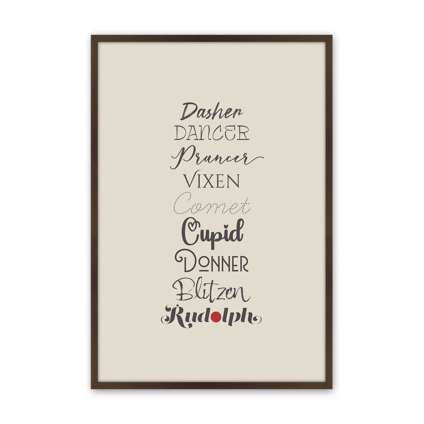 [Color:Belvinder Brown], Picture of art in a Belvinder Brown frame