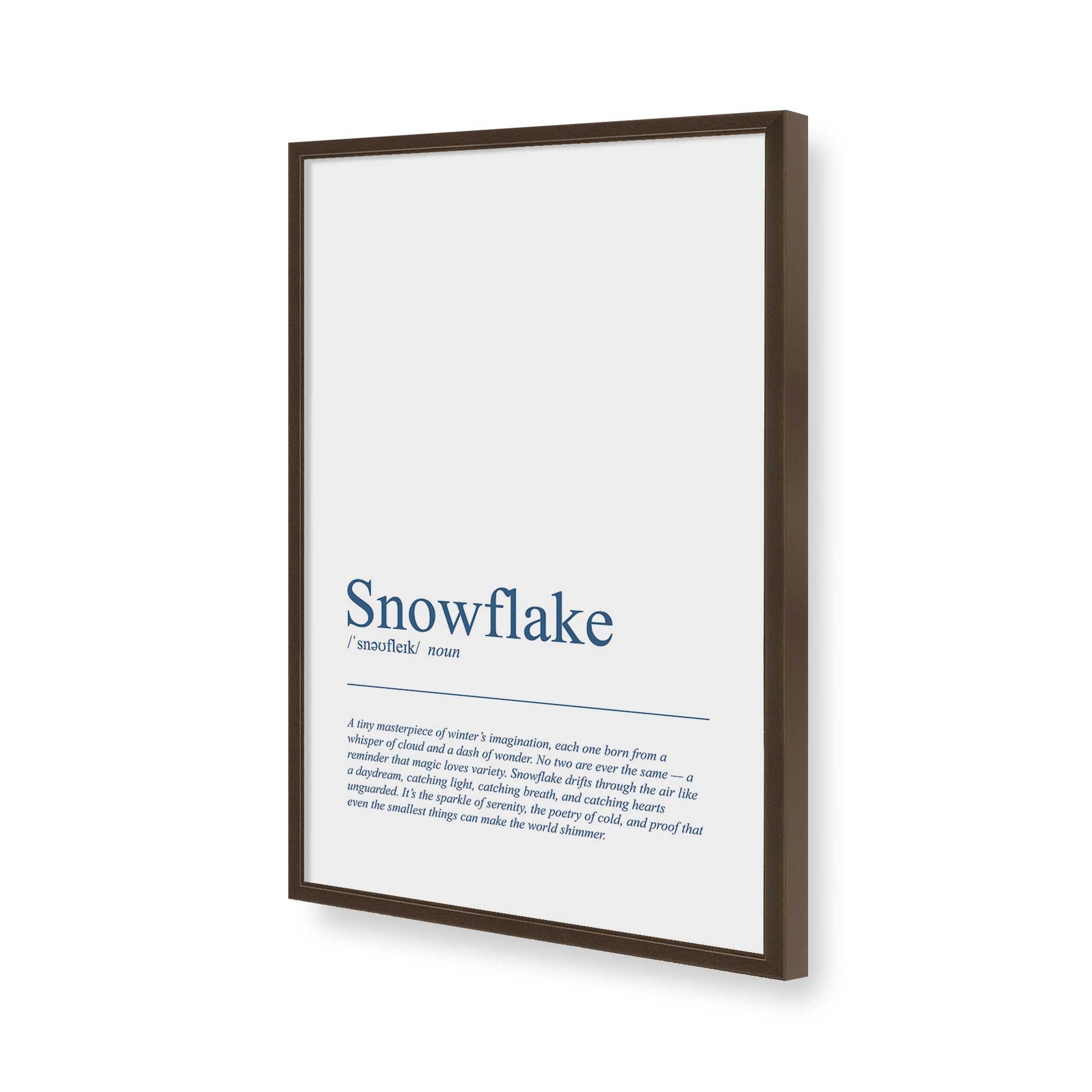 [Color:Belvinder Brown], Picture of art in a Belvinder Brown frame of the corner