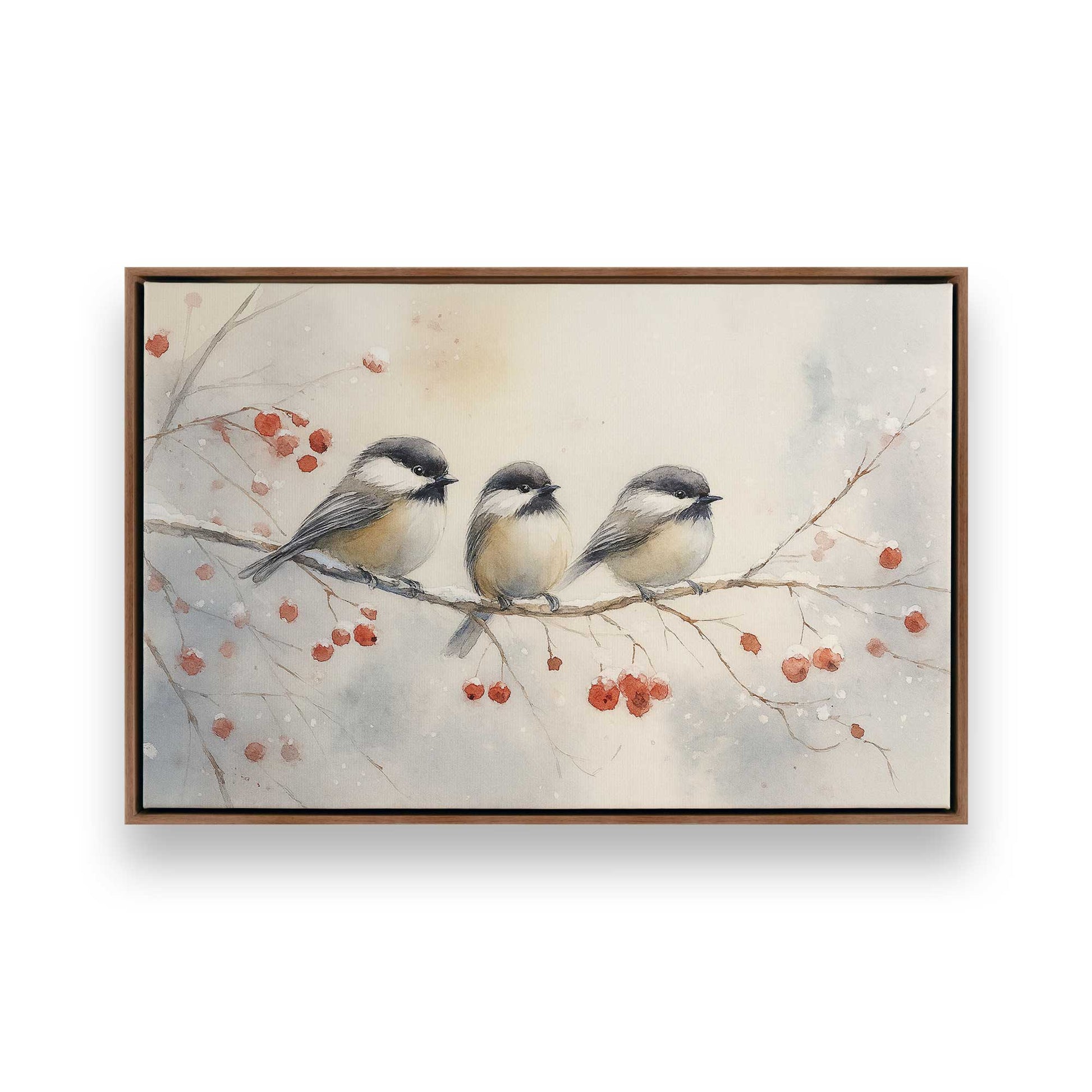 [Color:Walnut], Picture of art in a Walnut frame