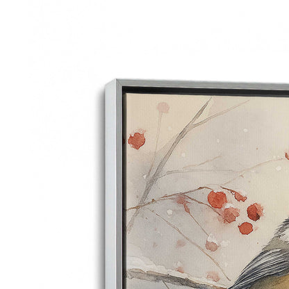 [Color:Polished Chrome], Picture of art in a Polished Chrome frame at an angle