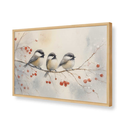 [Color:American Maple], Picture of art in a American Maple frame of the corner