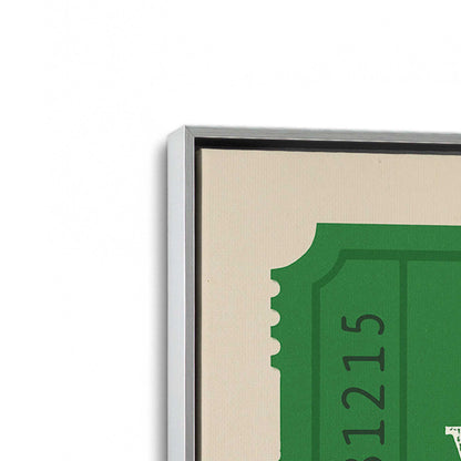 [Color:Polished Chrome], Picture of art in a Polished Chrome frame at an angle