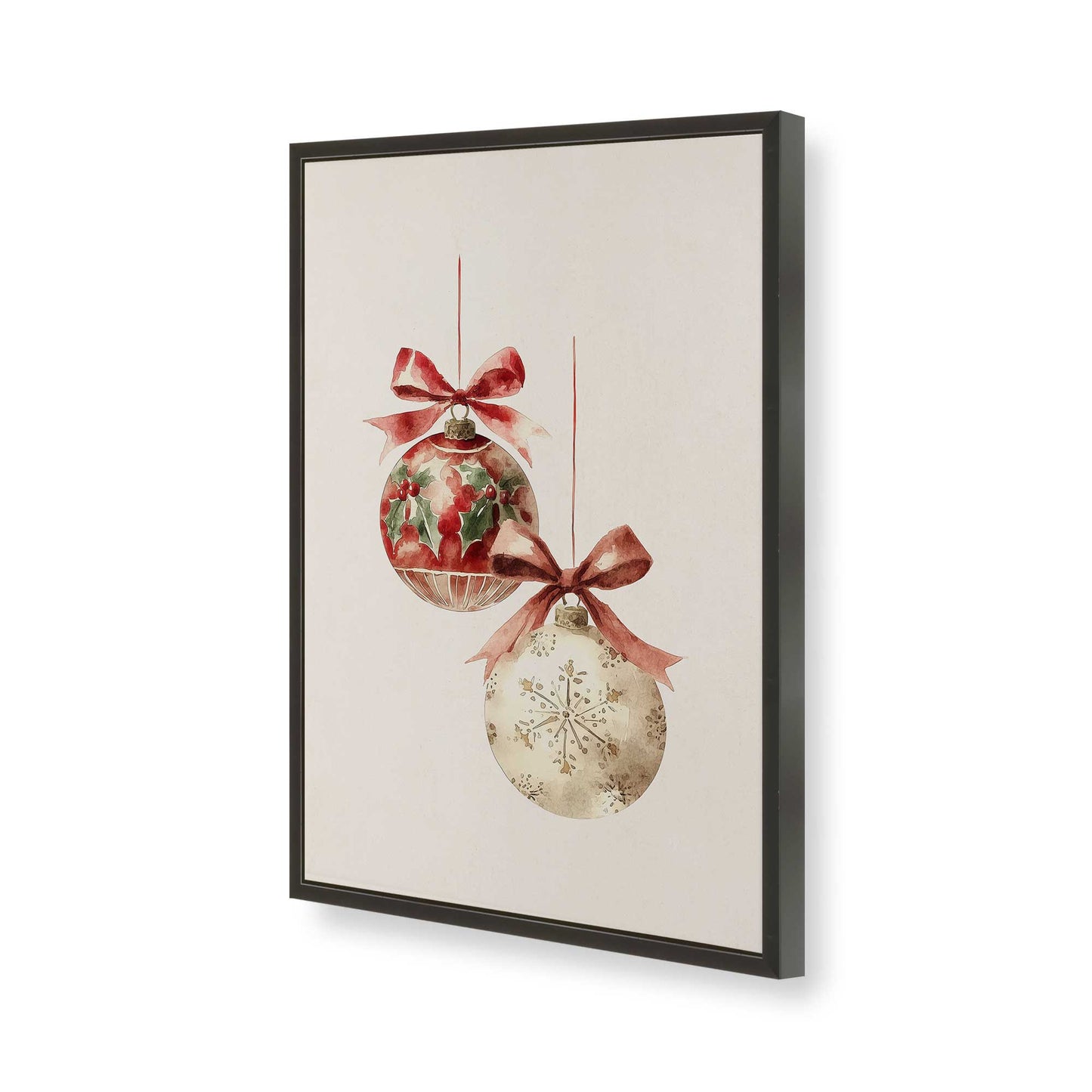 [Color:Satin Black], Picture of art in a Satin Black frame of the corner