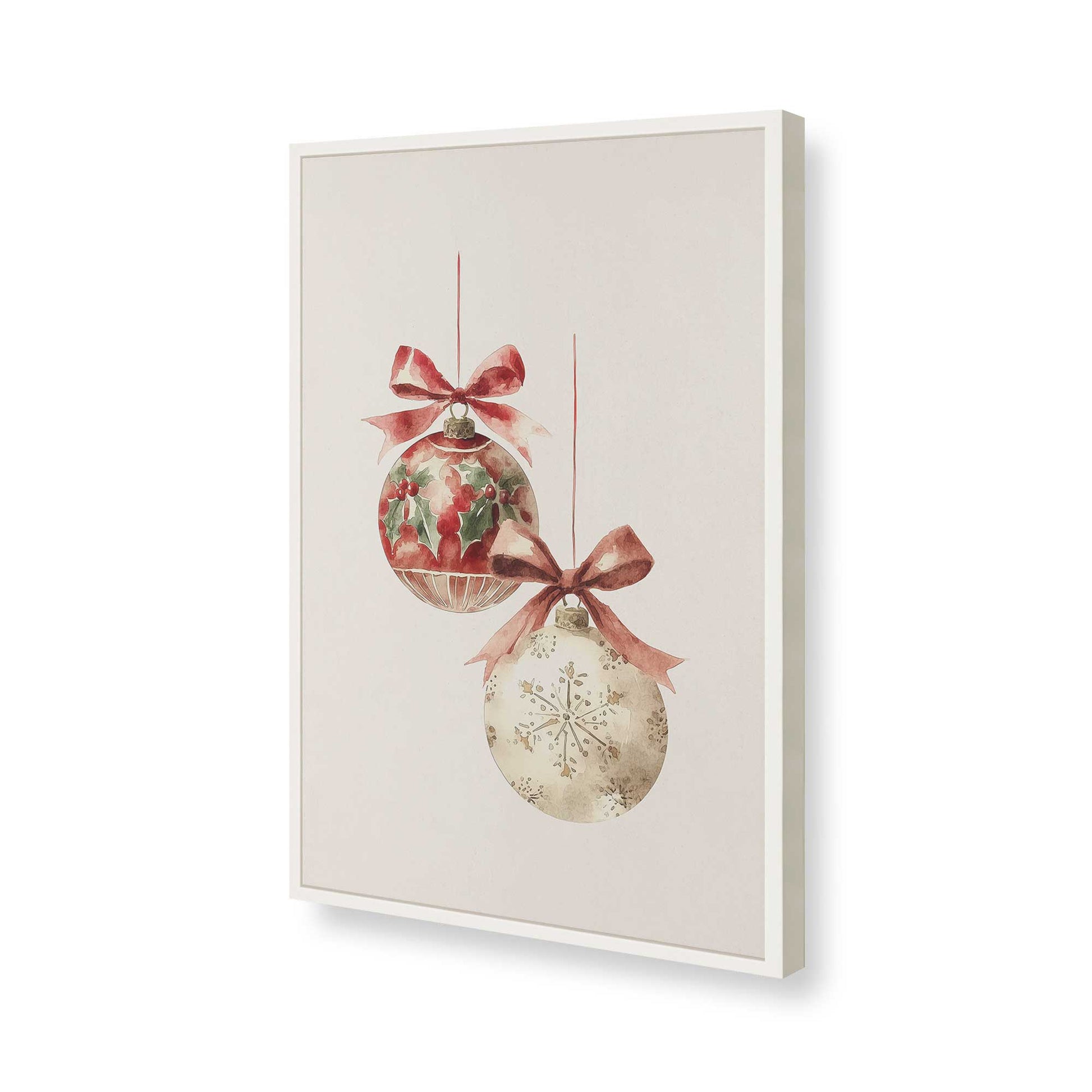 [Color:Opaque White], Picture of art in a Opaque White frame of the corner