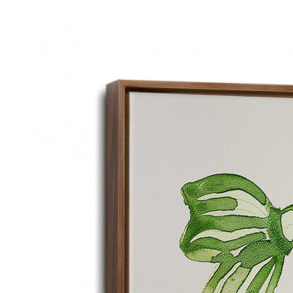 [Color:Walnut], Picture of art in a Walnut frame at an angle