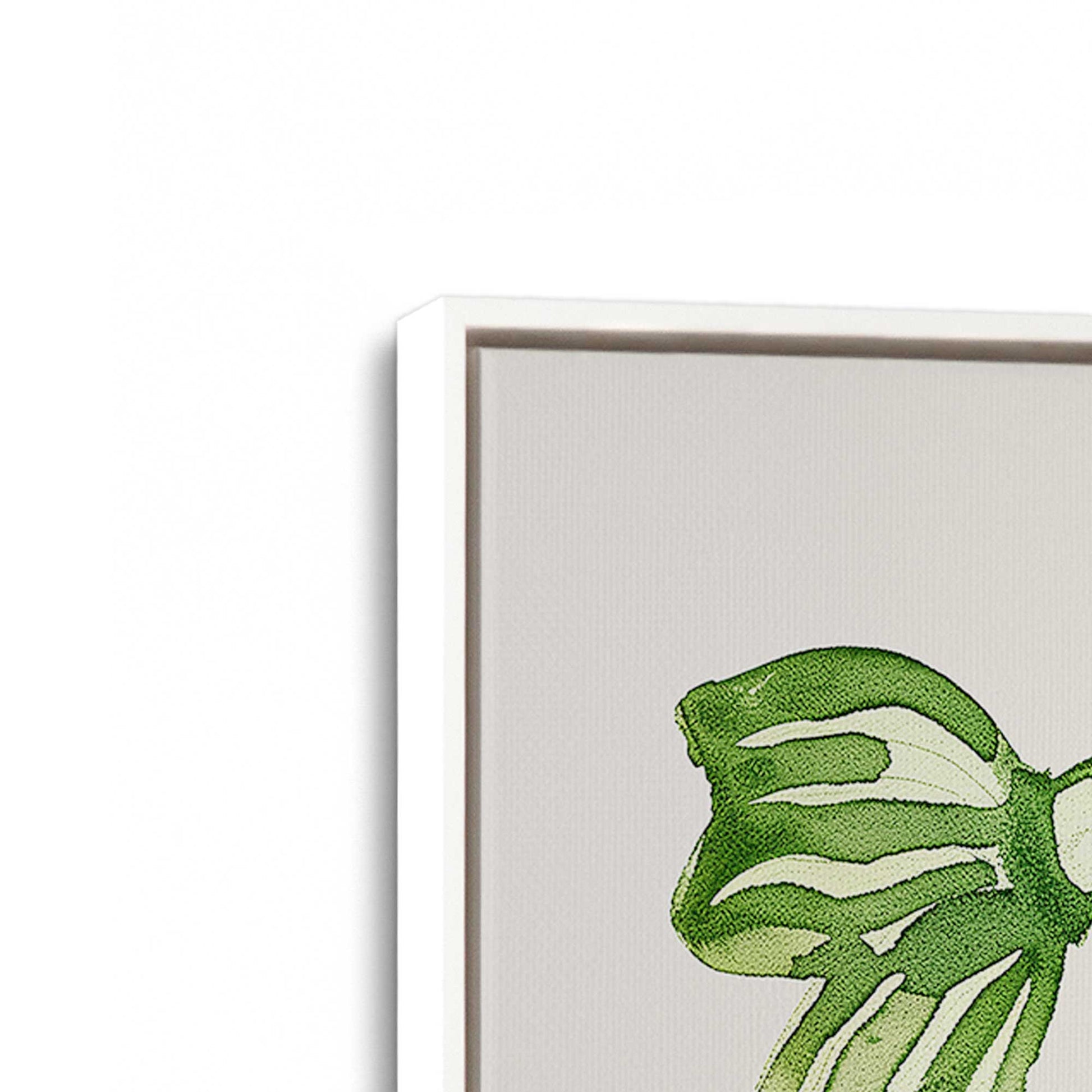 [Color:Opaque White], Picture of art in a White frame at an angle