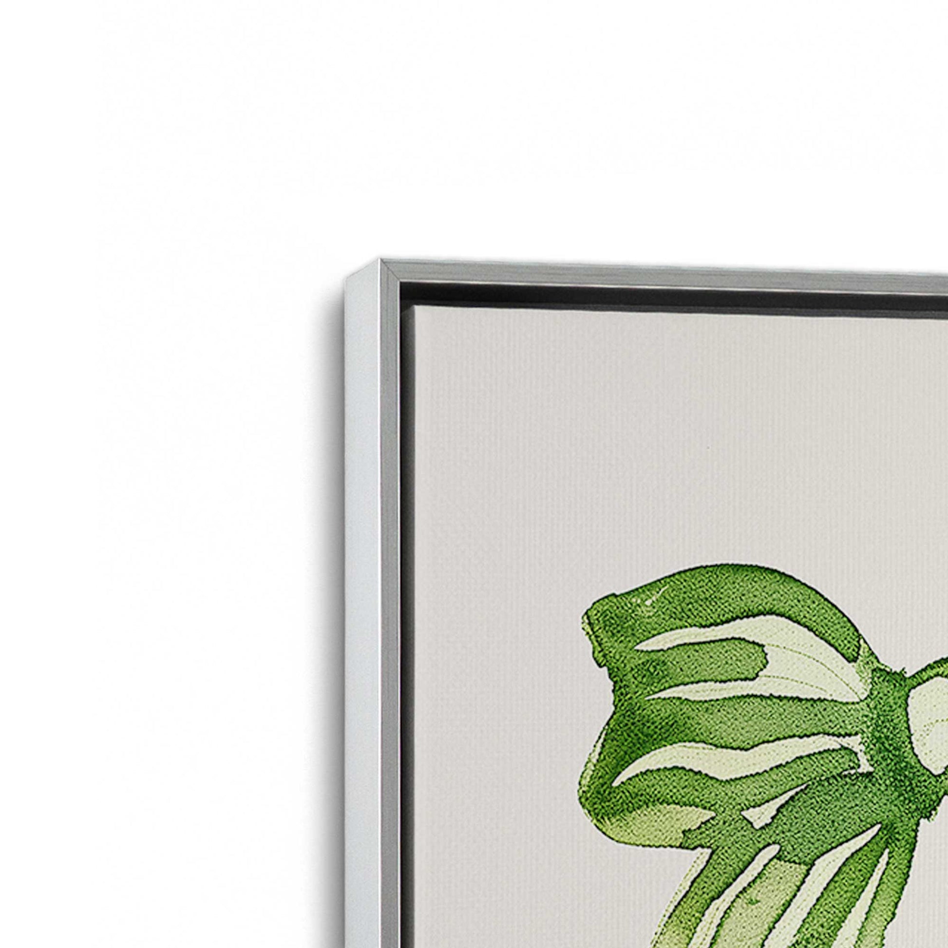 [Color:Polished Chrome], Picture of art in a Polished Chrome frame at an angle