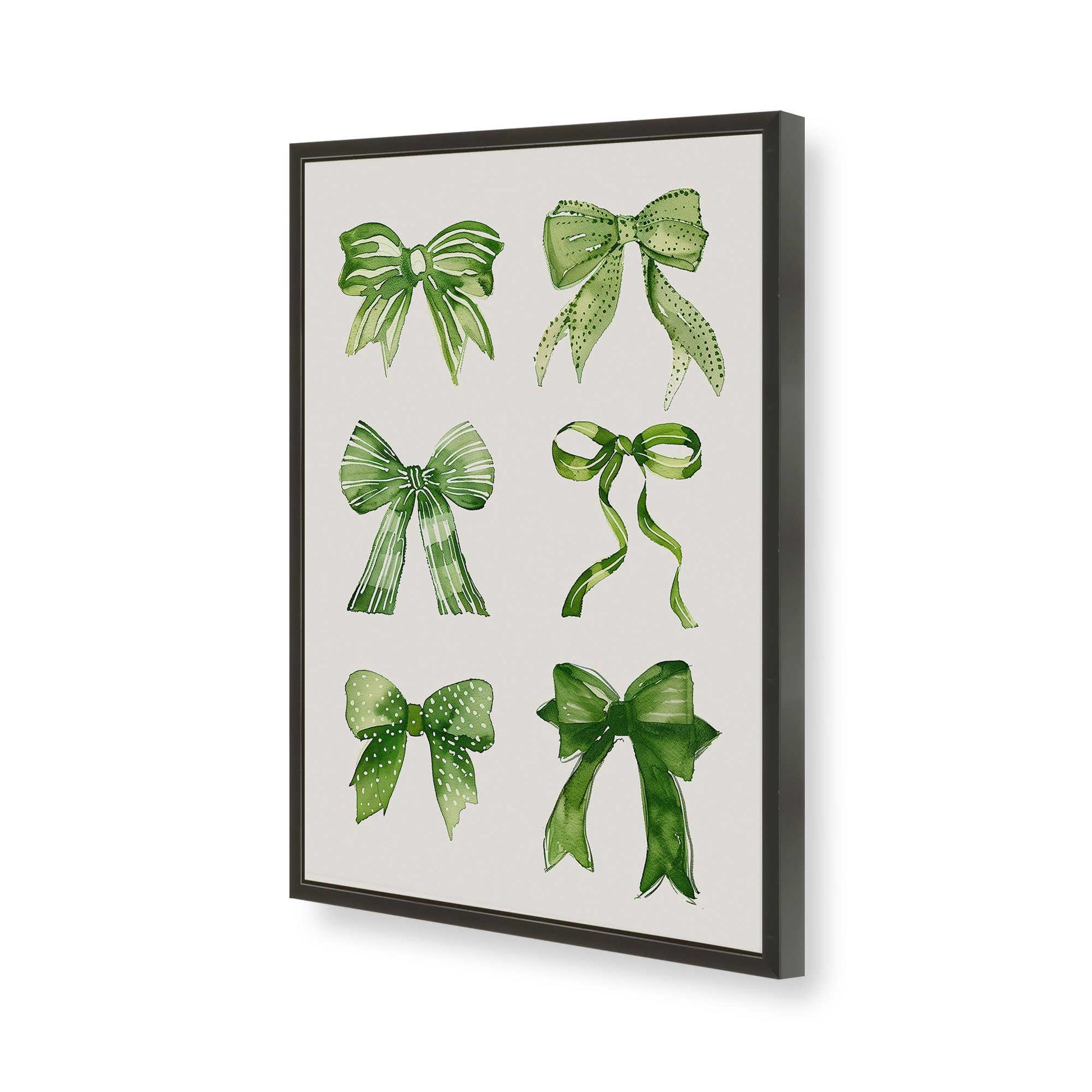 [Color:Satin Black], Picture of art in a Satin Black frame of the corner