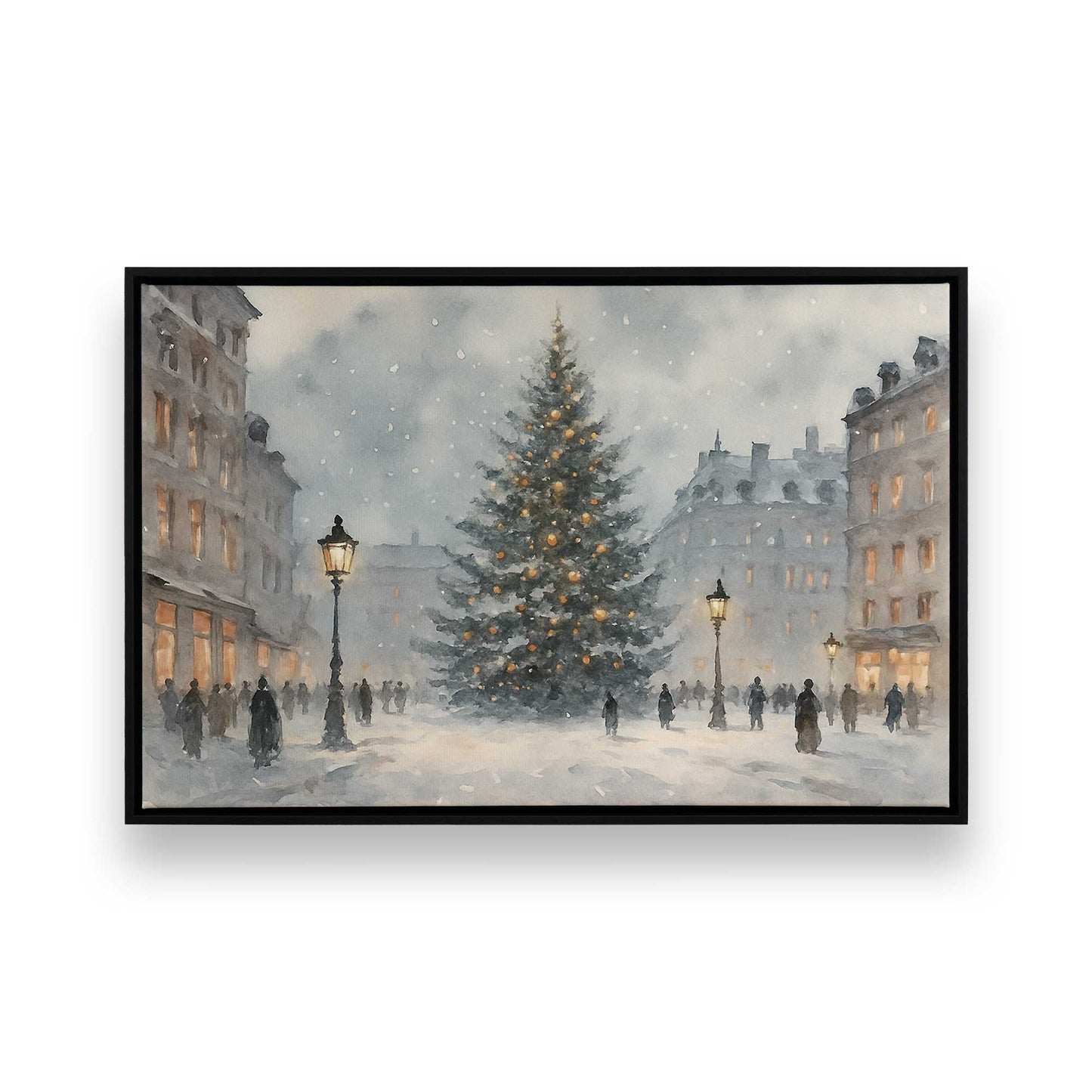 [Color:Satin Black], Picture of art in a Satin Black frame