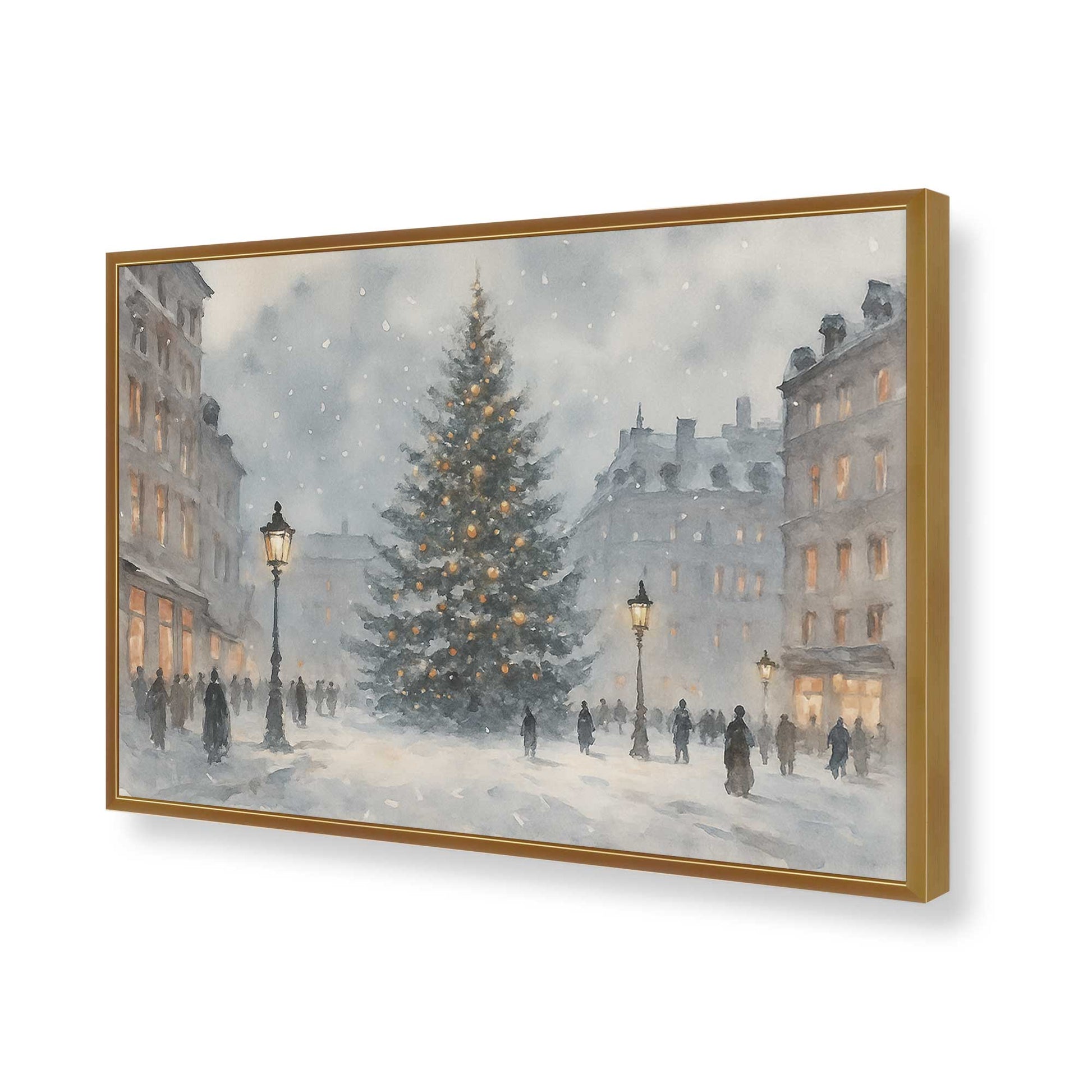 [Color:Polished Gold], Picture of art in a Polished Gold frame of the corner