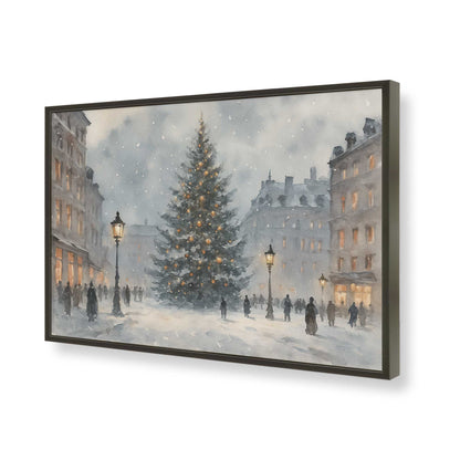 [Color:Satin Black], Picture of art in a Satin Black frame of the corner