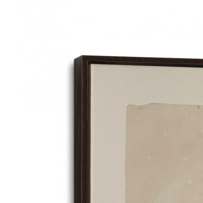 [Color:Espresso], Picture of art in a Espresso frame at an angle
