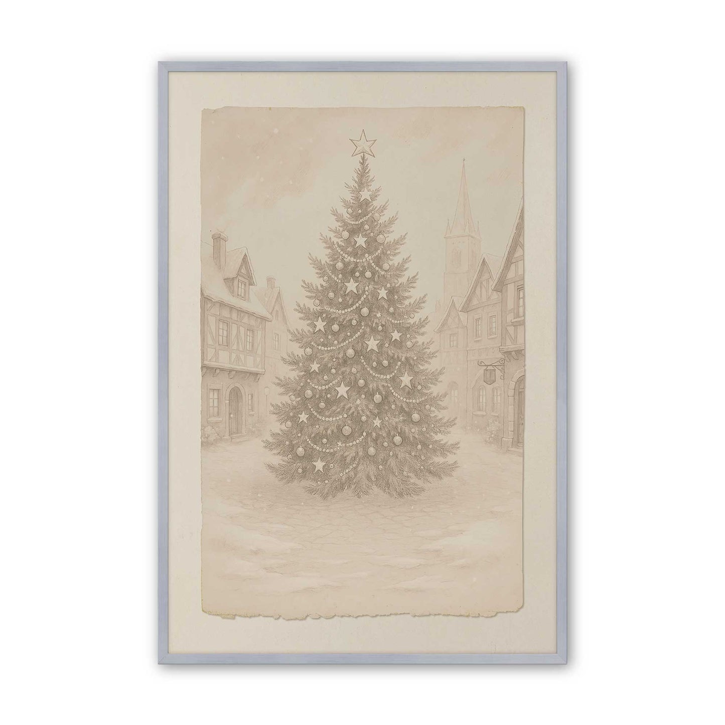 [Color:Polished Chrome], Picture of art in a Polished Chrome frame