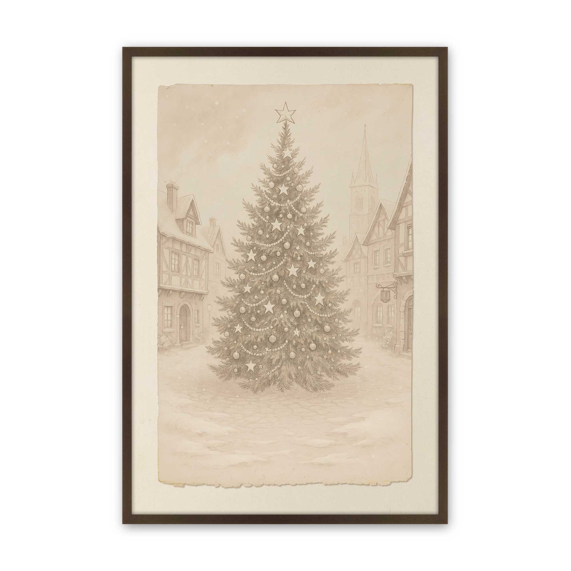 [Color:Belvinder Brown], Picture of art in a Belvinder Brown frame