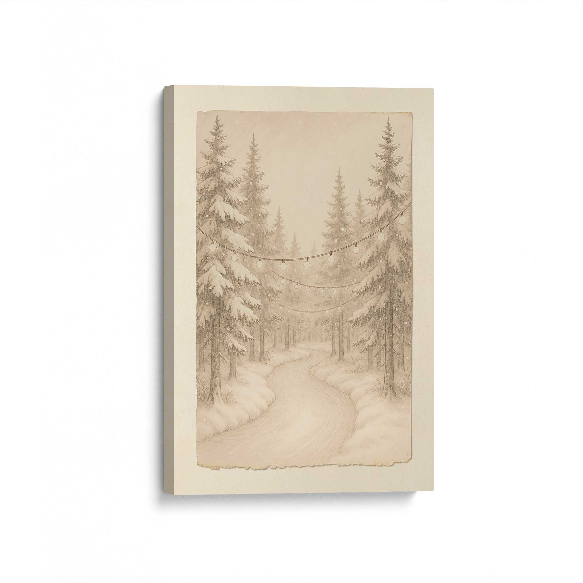 [Color:Stretched Canvas], Picture of art at an angle