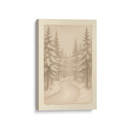 [Color:Stretched Canvas], Picture of art at an angle