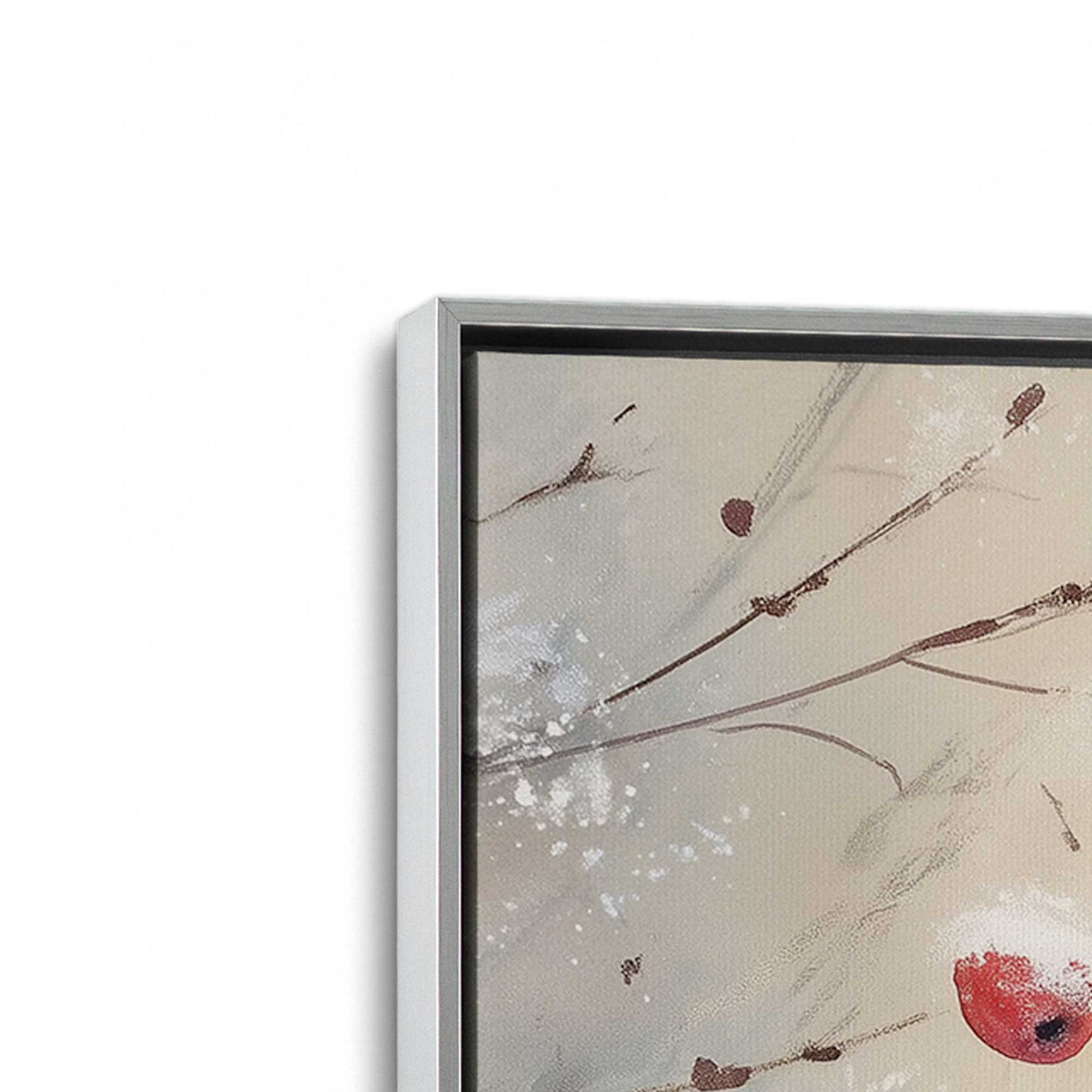 [Color:Polished Chrome], Picture of art in a Polished Chrome frame at an angle