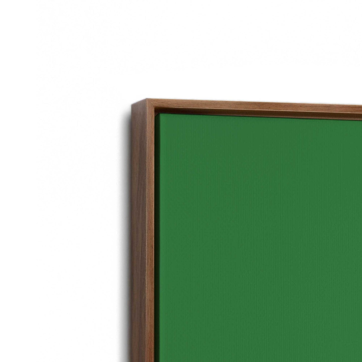 [Color:Walnut], Picture of art in a Walnut frame at an angle
