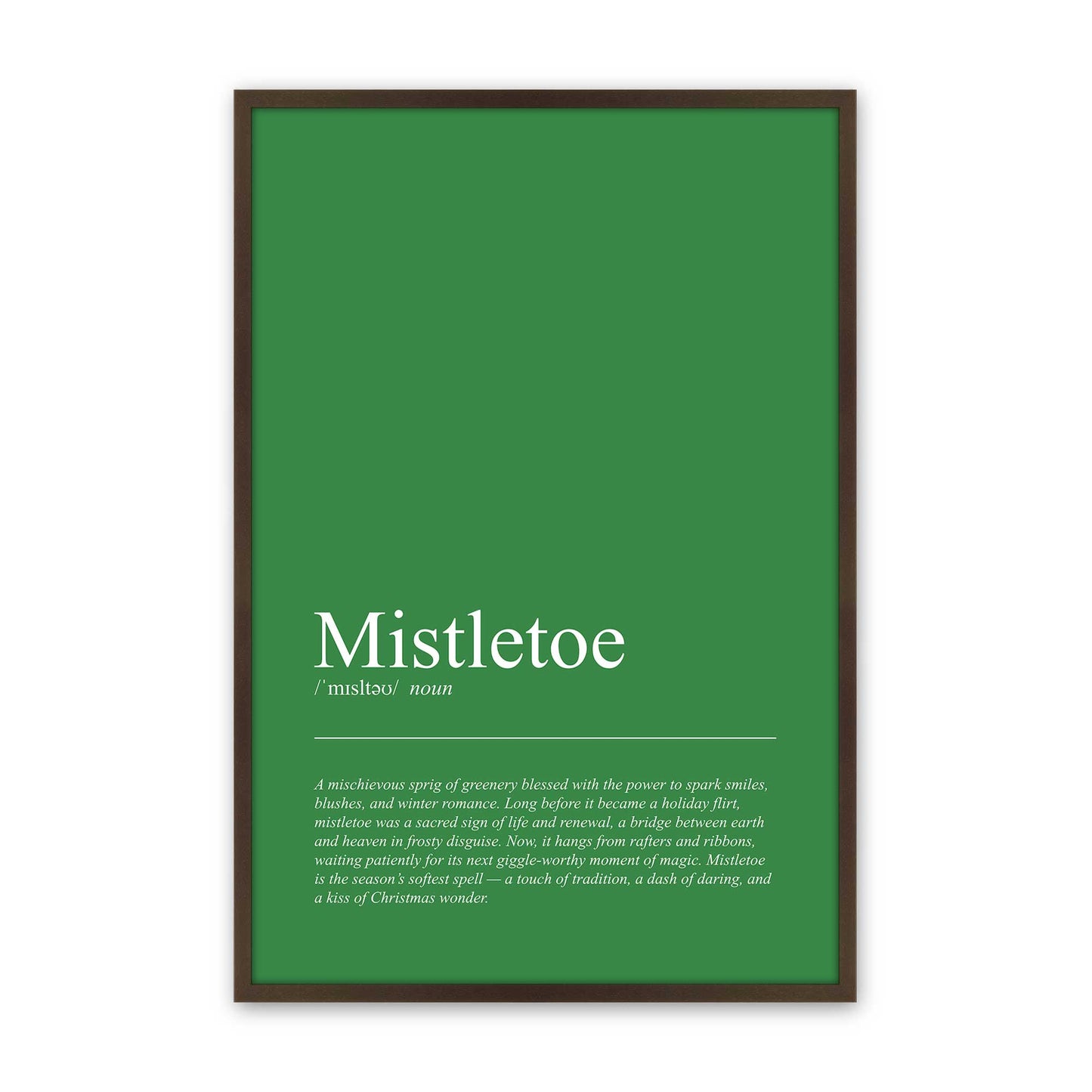 [Color:Brown], Picture of art in a Brown frame