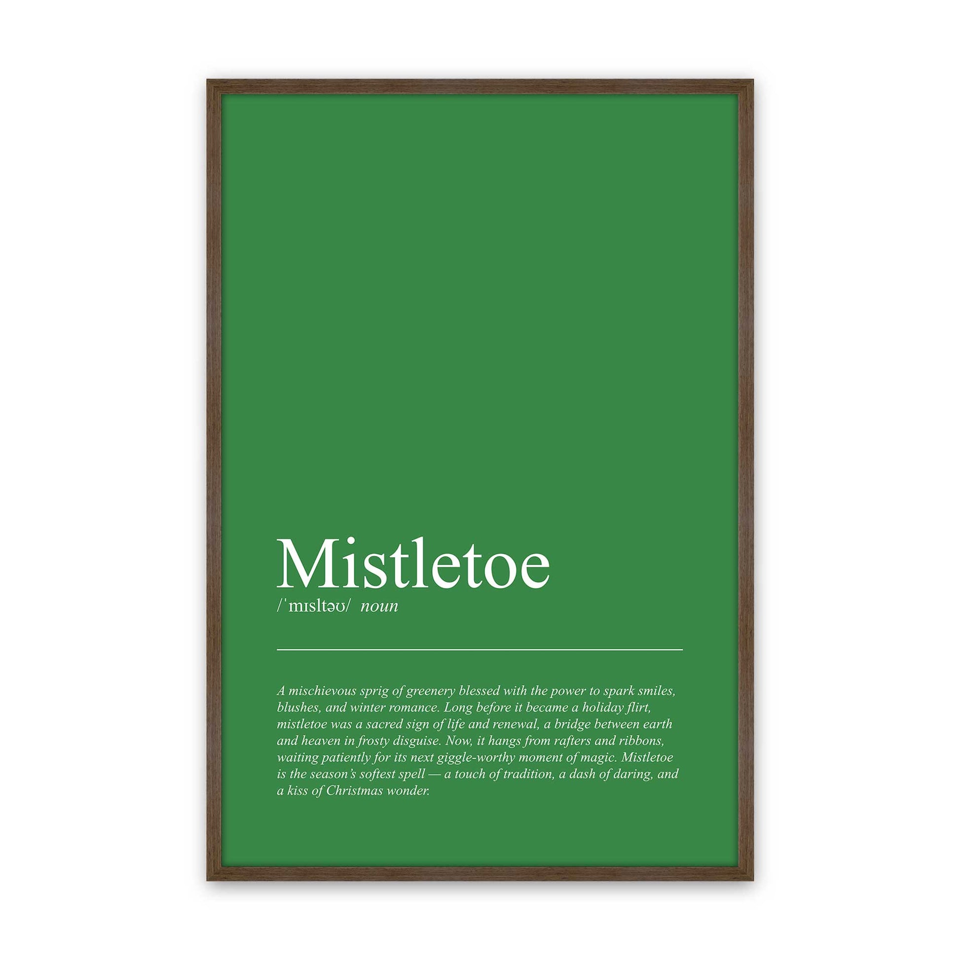 [Color:Walnut], Picture of art in a Walnut frame