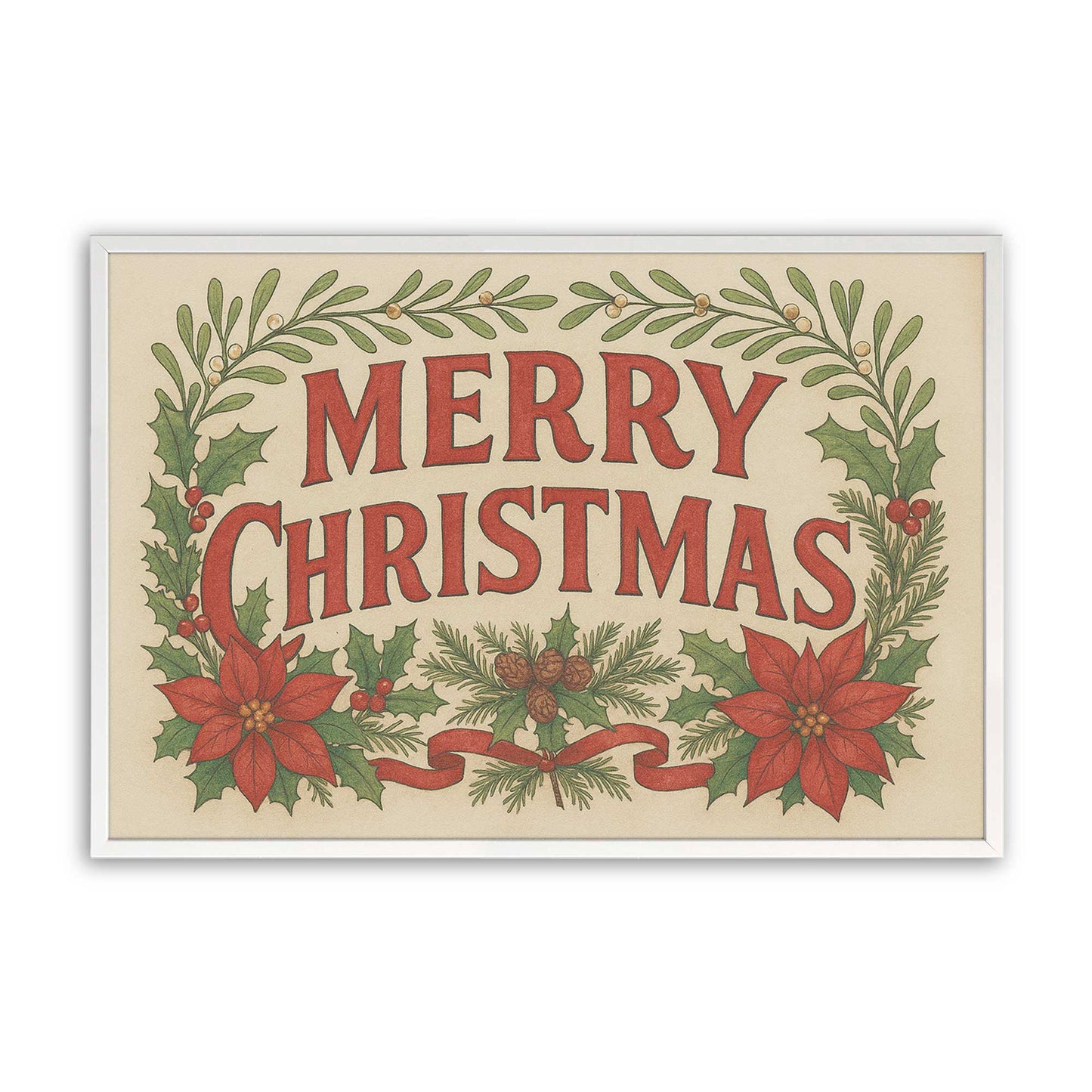 [Color:Opaque White], Picture of art in a Opaque White frame