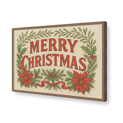 [Color:Walnut], Picture of art in a Walnut frame of the corner