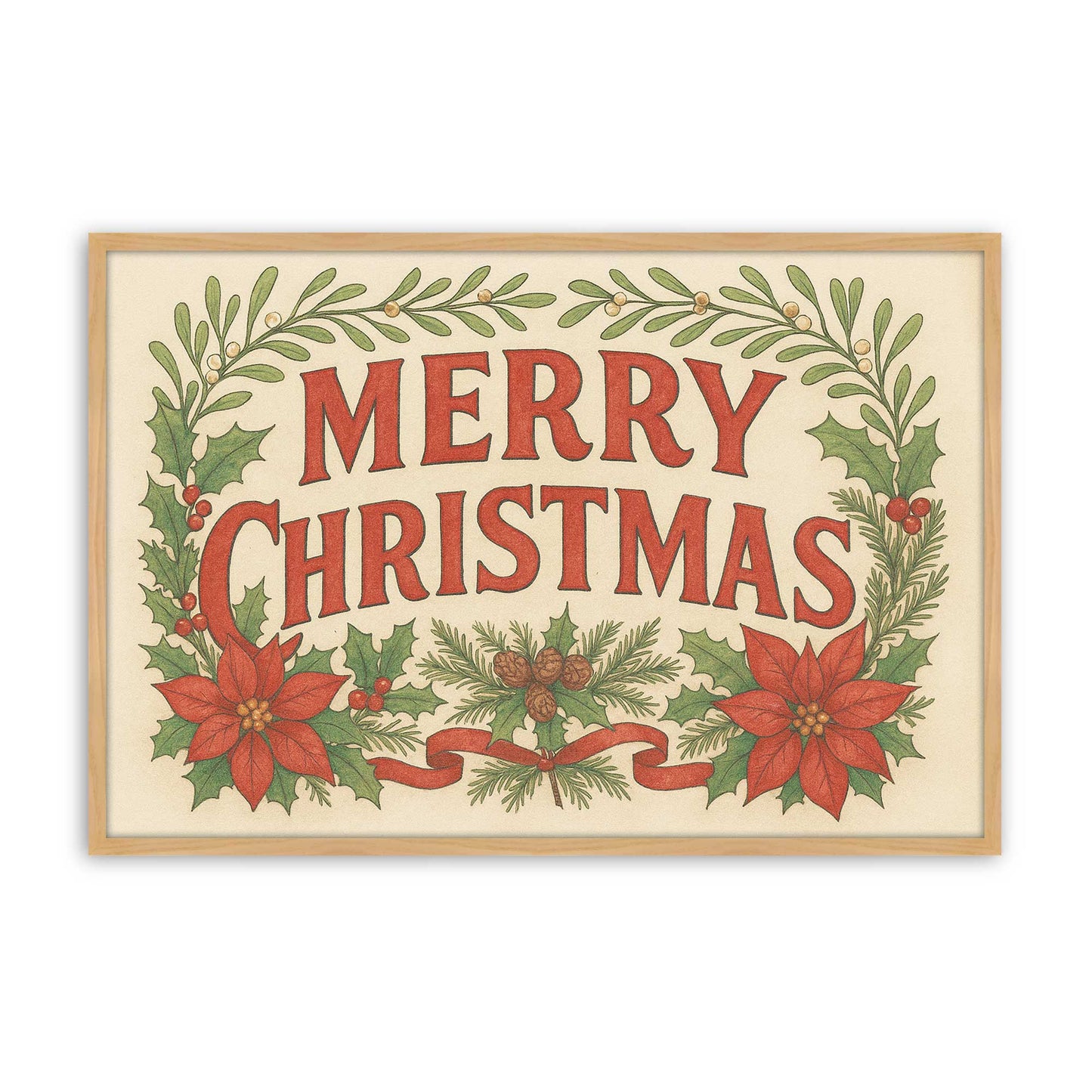 [Color:American Maple], Picture of art in a American Maple frame