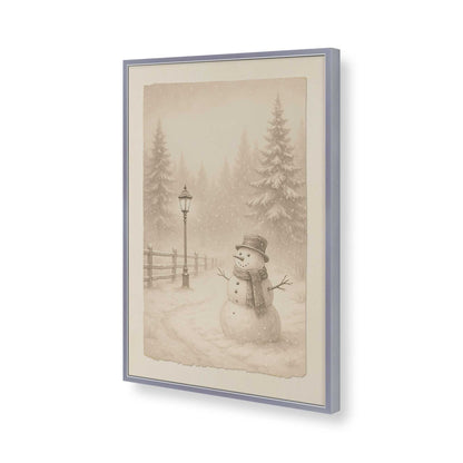 [Color:Polished Chrome], Picture of art in a Polished Chrome frame of the corner