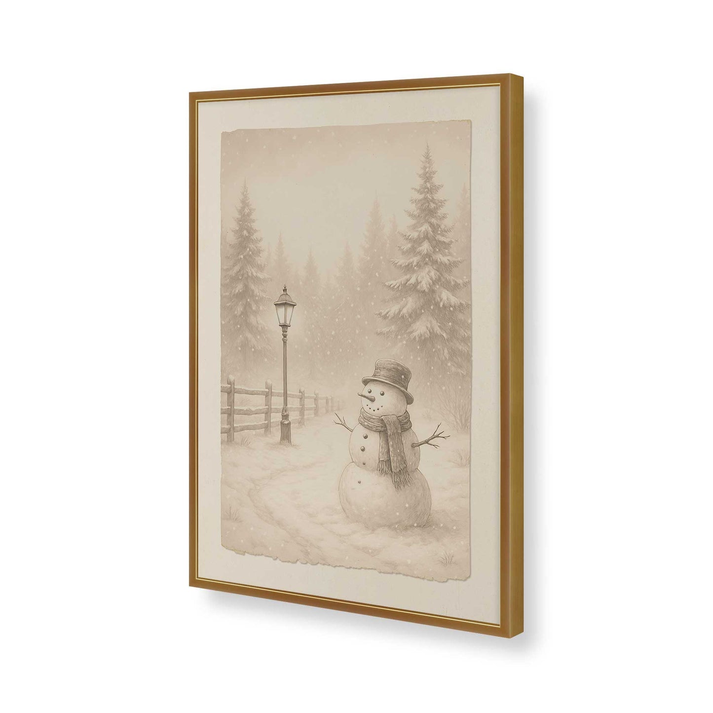 [Color:Polished Gold], Picture of art in a Polished Gold frame of the corner