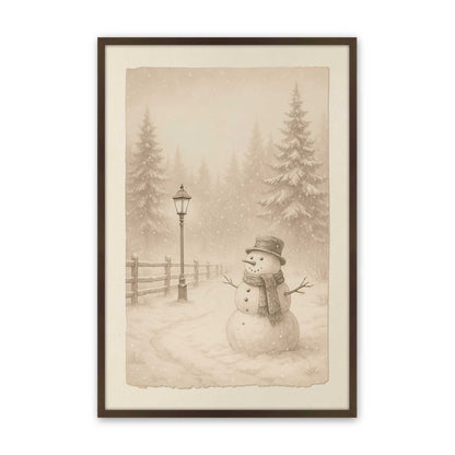 [Color:Belvinder Brown], Picture of art in a Belvinder Brown frame