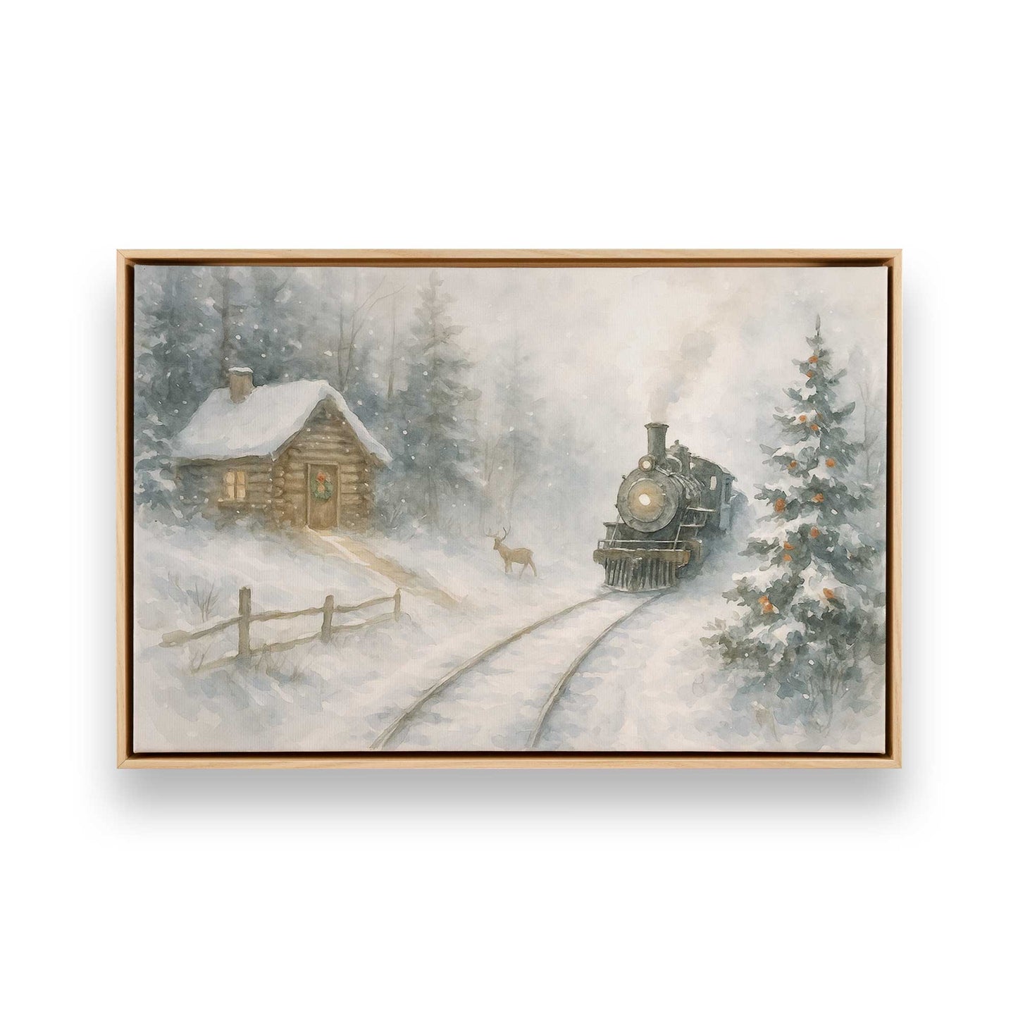 [Color:American Maple], Picture of art in a American Maple frame