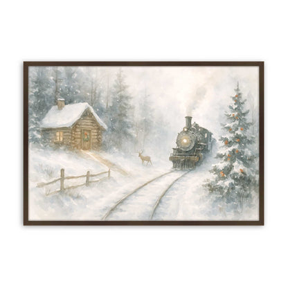 [Color:Belvinder Brown], Picture of art in a Belvinder Brown frame