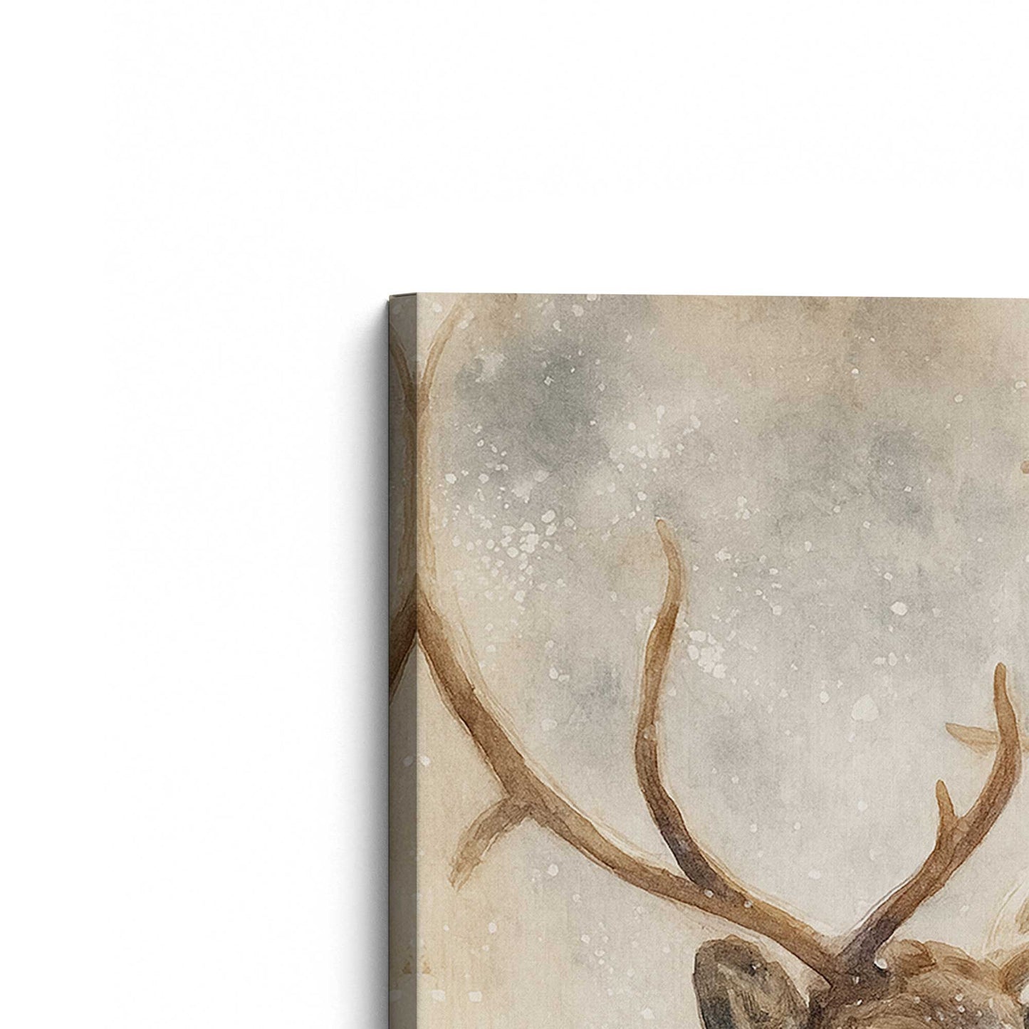 [Color:Stretched Canvas], Picture of the corner of the art