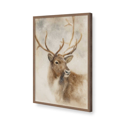 [Color:Walnut], Picture of art in a Walnut frame of the corner