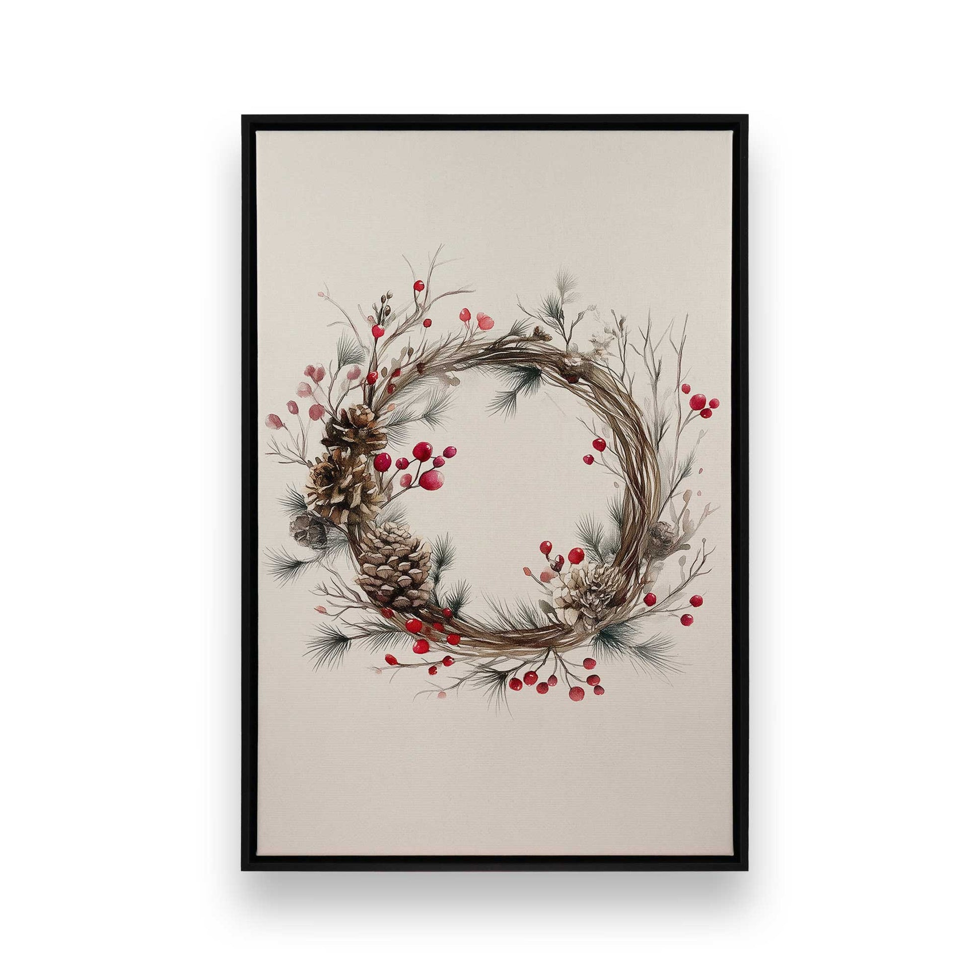 [Color:Satin Black], Picture of art in a Satin Black frame