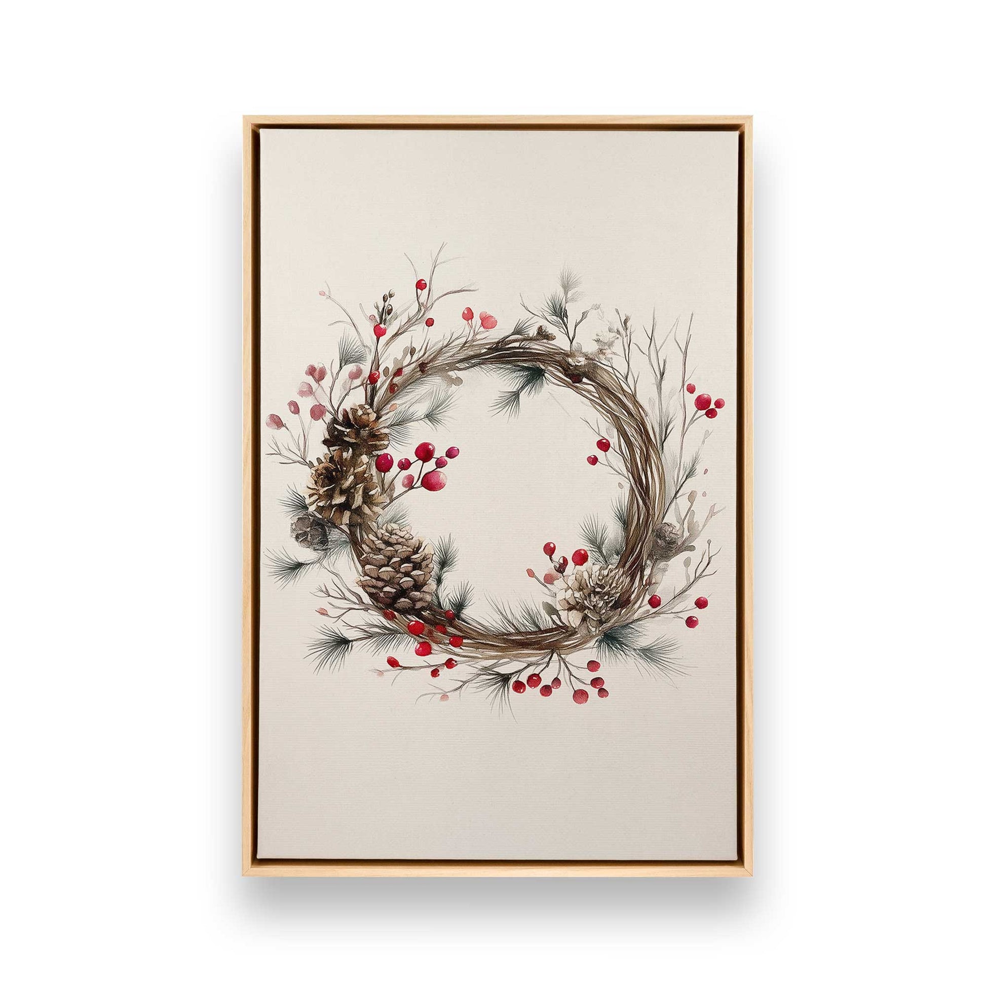 [Color:American Maple], Picture of art in a American Maple frame