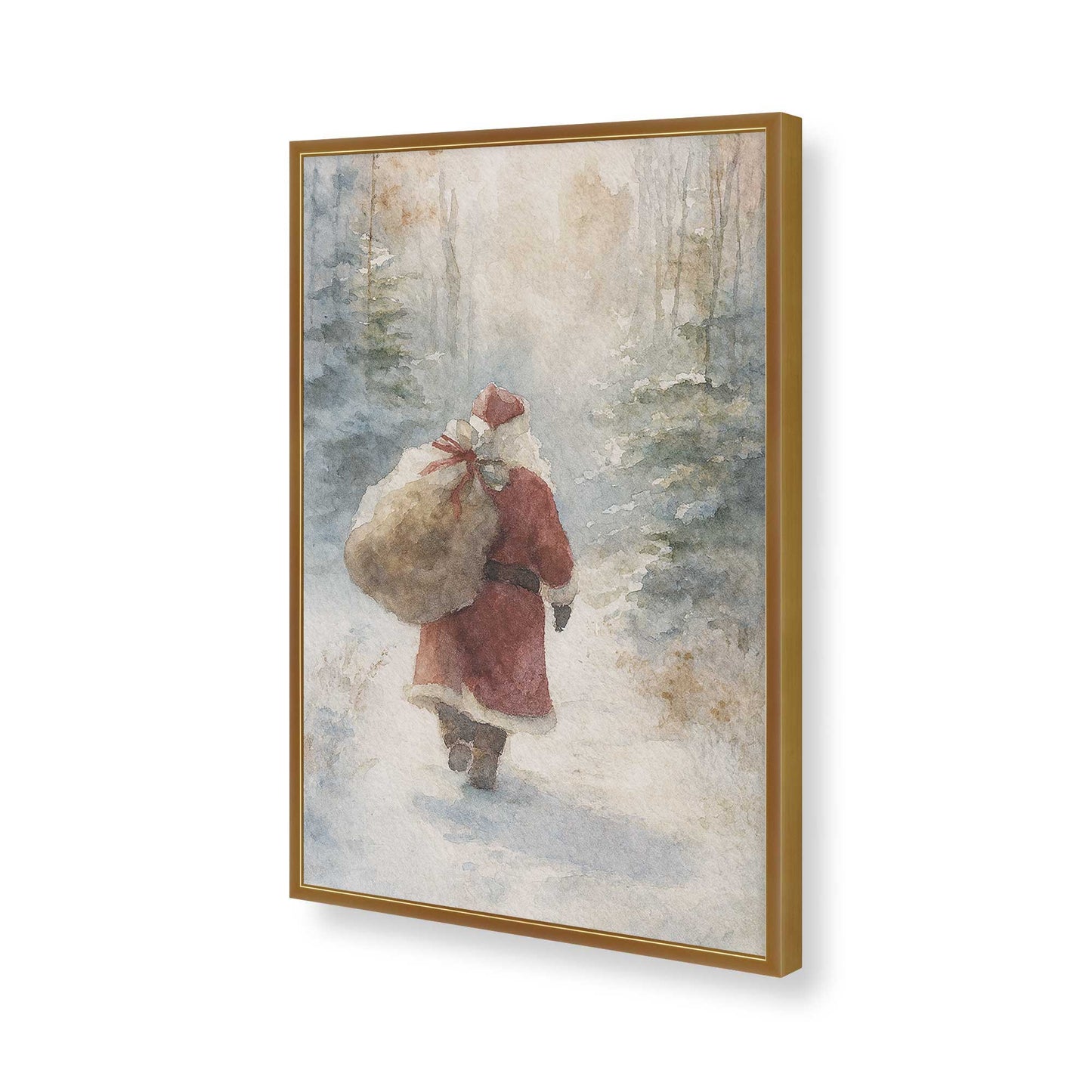 [Color:Polished Gold], Picture of art in a Polished Gold frame of the corner