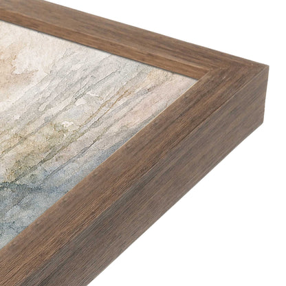 [Color:Walnut], Picture of art in a Walnut frame at an angle