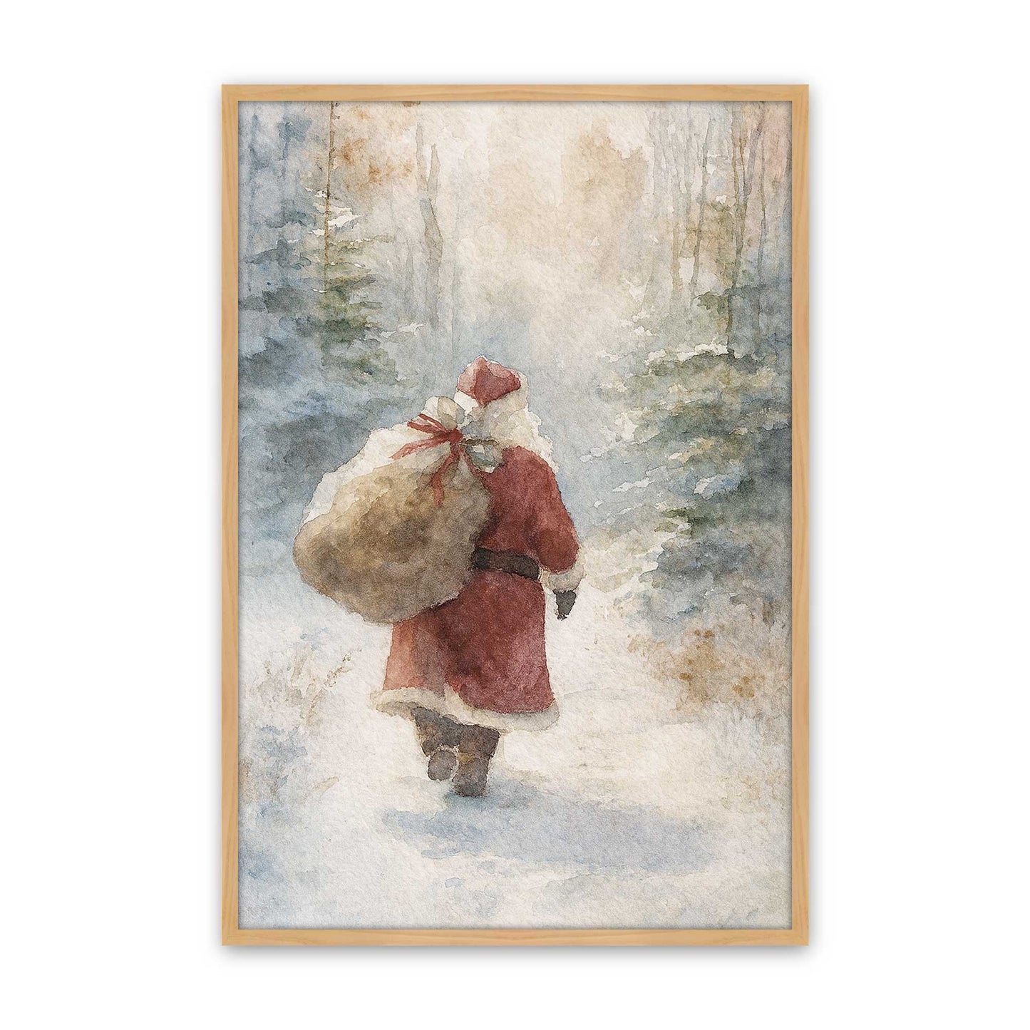 [Color:American Maple], Picture of art in a American Maple frame