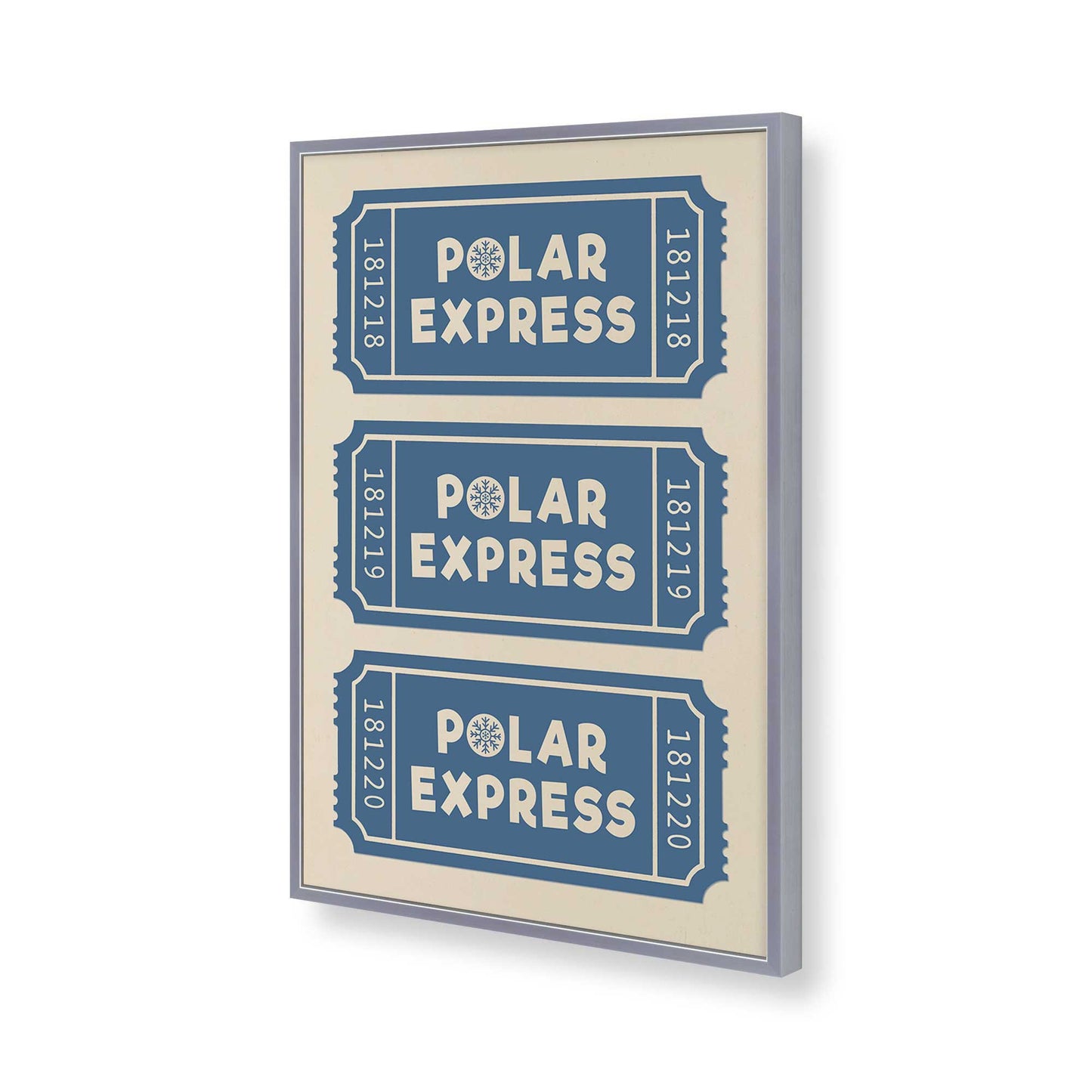 [Color:Polished Chrome], Picture of art in a Polished Chrome frame of the corner