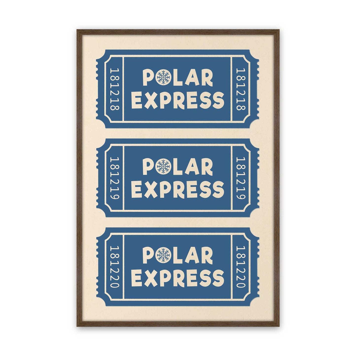 [Color:Walnut], Picture of art in a Walnut frame