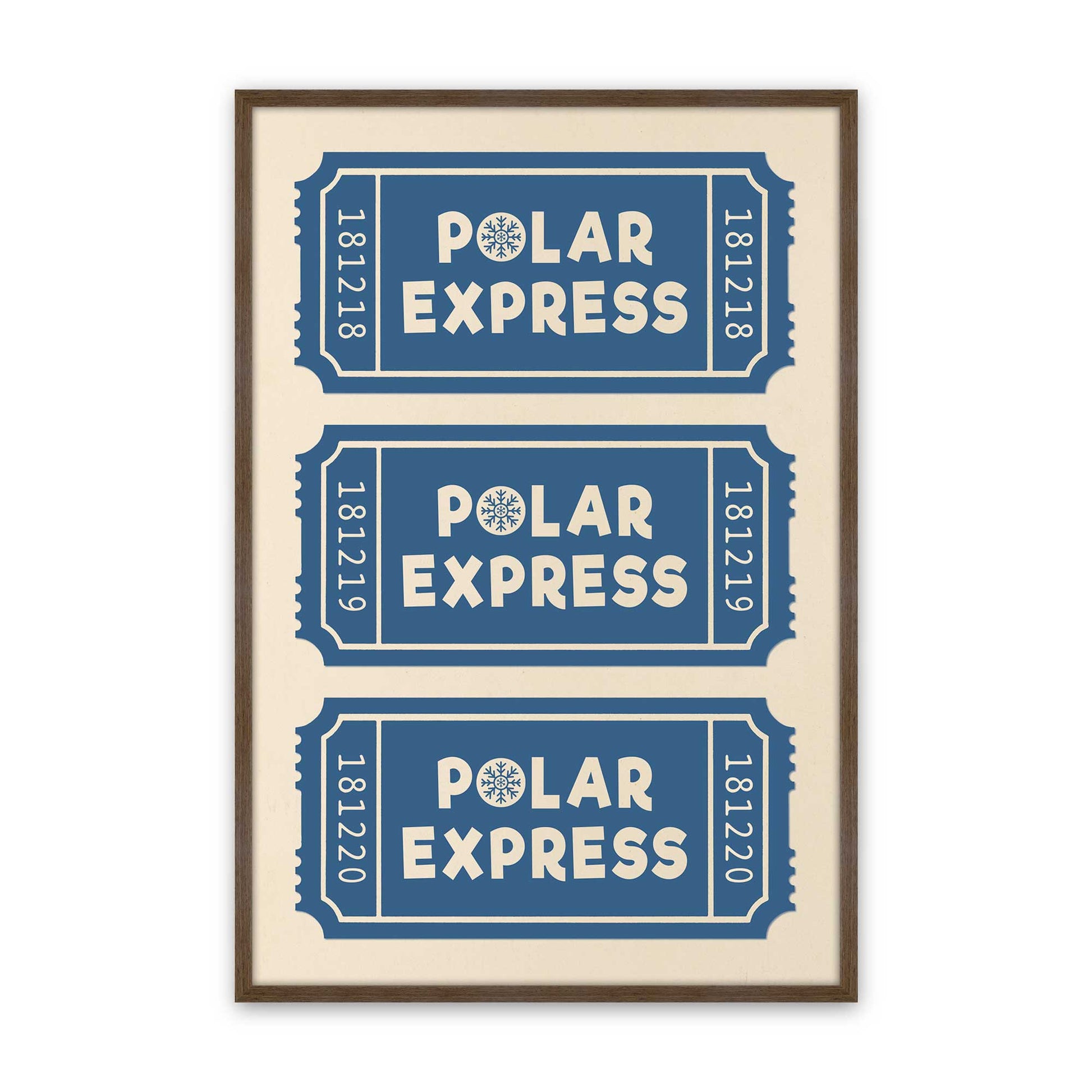 [Color:Walnut], Picture of art in a Walnut frame